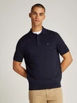 Tommy Hilfiger Poloshirt ESSENTIAL COTTON KNITTED POLO Dunkelblau/Blau