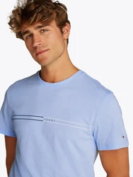 Tommy Jeans T-Shirt Hellblau/Blau