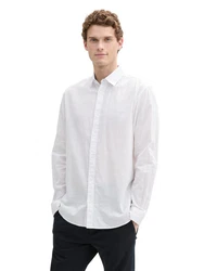 TOM TAILOR T-Shirt Weiß/Creme/Hellblau