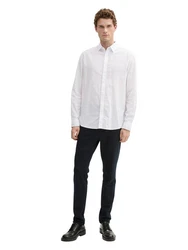 TOM TAILOR T-Shirt Weiß/Creme/Hellblau