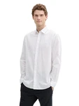 TOM TAILOR T-Shirt Weiß/Creme/Hellblau