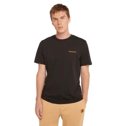 T-Shirt Small Linear Logo Print Tee