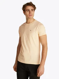 T-Shirt TJM ESSENTIAL SOLID TEE Regular Fit mit Rundhalsausschnitt und dezenter Logo-Flag