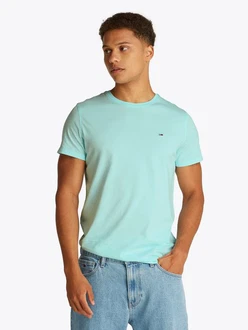 Tommy Jeans T-Shirt Grün/Türkis