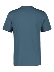 LERROS T-Shirt mit Brustprint Blau/Grau/Dunkelblau