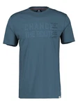 LERROS T-Shirt mit Brustprint Blau/Grau/Dunkelblau