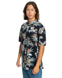 Quiksilver Kurzarmhemd Lemnas Blau