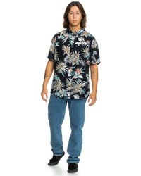 Quiksilver Kurzarmhemd Lemnas Blau