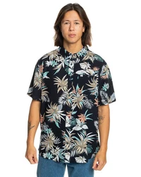 Quiksilver Kurzarmhemd Lemnas Blau