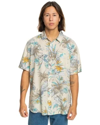 Quiksilver Kurzarmhemd Lemnas Blau