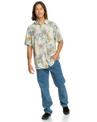 Quiksilver Kurzarmhemd Lemnas Blau