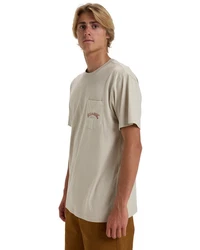 Billabong T-Shirt Stacked Arch Khaki/Beige
