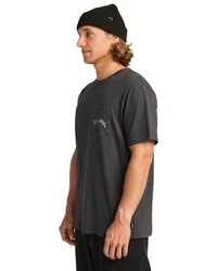 Billabong T-Shirt Stacked Arch Dunkelgrau/Hellgrau/Grau/Schwarz