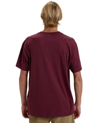 Billabong T-Shirt Stacked Arch Dunkelrot/Bordeaux