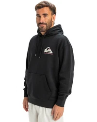 Quiksilver Hoodie Omni Logo Schwarz/Dunkelgrau/Hellblau/Grau