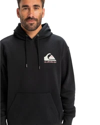 Quiksilver Hoodie Omni Logo Schwarz/Dunkelgrau/Hellblau/Grau