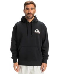 Quiksilver Hoodie Omni Logo Schwarz/Dunkelgrau/Hellblau/Grau