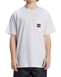 DC Shoes T-Shirt DC Star Pocket Creme/Grau/Weiß
