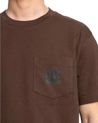 DC Shoes T-Shirt DC Star Pocket Dunkelbraun/Braun/Dunkelrot/Khaki