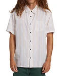 Billabong Kurzarmhemd Mogul Beige/Weiß/Gelb/Creme