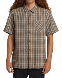 Billabong Kurzarmhemd Mogul Beige/Braun