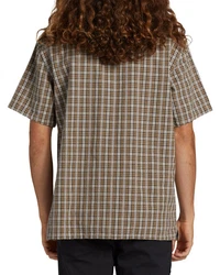 Billabong Kurzarmhemd Mogul Beige/Braun