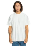 Quiksilver T-Shirt Slub Weiß/Grau/Creme/Blau/Hellblau/Hellgrau
