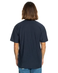 Quiksilver T-Shirt Slub Blau/Hellblau