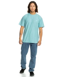Quiksilver T-Shirt Slub Blau
