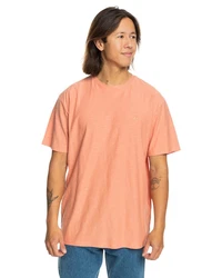 Quiksilver T-Shirt Slub Orange/Rosa/Rot/Braun