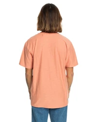 Quiksilver T-Shirt Slub Orange/Rosa/Rot/Braun