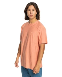 Quiksilver T-Shirt Slub Orange/Rosa/Rot/Braun