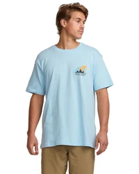 Billabong T-Shirt Sun Down Adventure Division Hellblau/Blau
