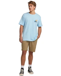 Billabong T-Shirt Sun Down Adventure Division Hellblau/Blau