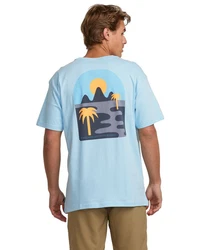Billabong T-Shirt Sun Down Adventure Division Hellblau/Blau