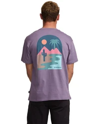 Billabong T-Shirt Sun Down Adventure Division Fliederfarben