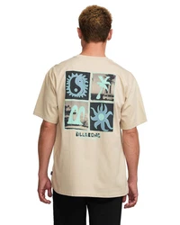 Billabong T-Shirt Twin Peaks Beige/Khaki
