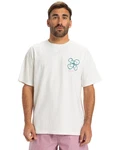Quiksilver T-Shirt Outside Inside Weiß/Creme