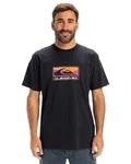 Quiksilver T-Shirt Ev Gradient Box Schwarz/Grau/Rot/Orange