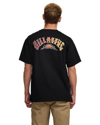 Billabong T-Shirt Throwback Schwarz/Dunkelblau/Grau