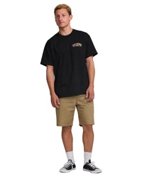 Billabong T-Shirt Throwback Schwarz/Dunkelblau/Grau