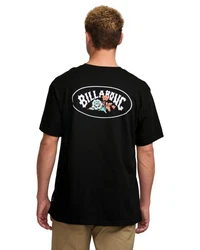 Billabong T-Shirt Orbit Arch Premium Schwarz