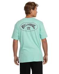 Billabong T-Shirt Orbit Arch Premium Grün/Hellgrün