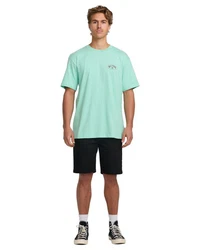 Billabong T-Shirt Orbit Arch Premium Grün/Hellgrün