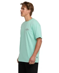 Billabong T-Shirt Orbit Arch Premium Grün/Hellgrün