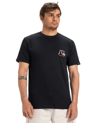 Quiksilver T-Shirt Evo Original Schwarz