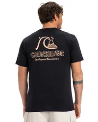 Quiksilver T-Shirt Evo Original Schwarz