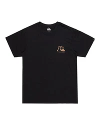 Quiksilver T-Shirt Evo Original Schwarz