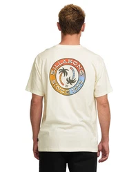 Billabong T-Shirt Tropical Pets Premium Khaki/Beige/Creme/Weiß/Orange
