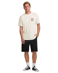 Billabong T-Shirt Tropical Pets Premium Khaki/Beige/Creme/Weiß/Orange